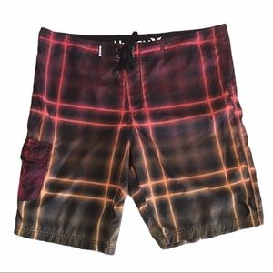 Hurley Grid Ombré Board Shorts 38